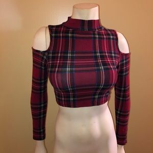TARTAN CROP TOP